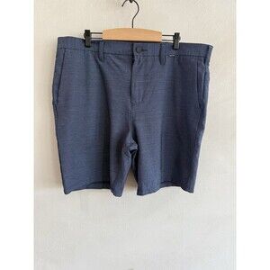 Hurley Men's Shorts Quick Dry 4-Way Stretch Blue Navy Size 34 Summer Gym